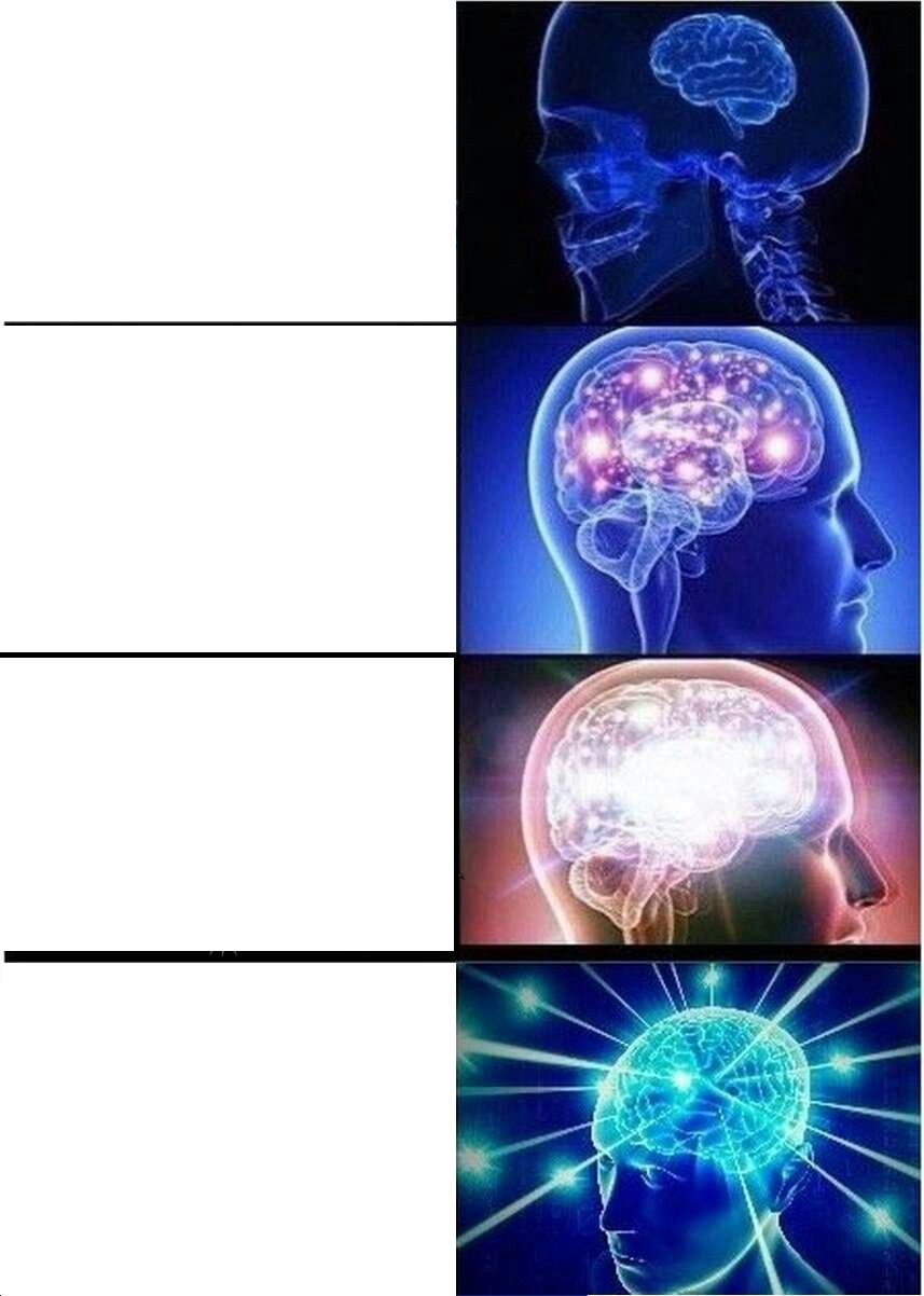 Expanding Brain meme about Stickerbox