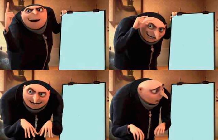 Gru's Plan meme about Stickerbox
